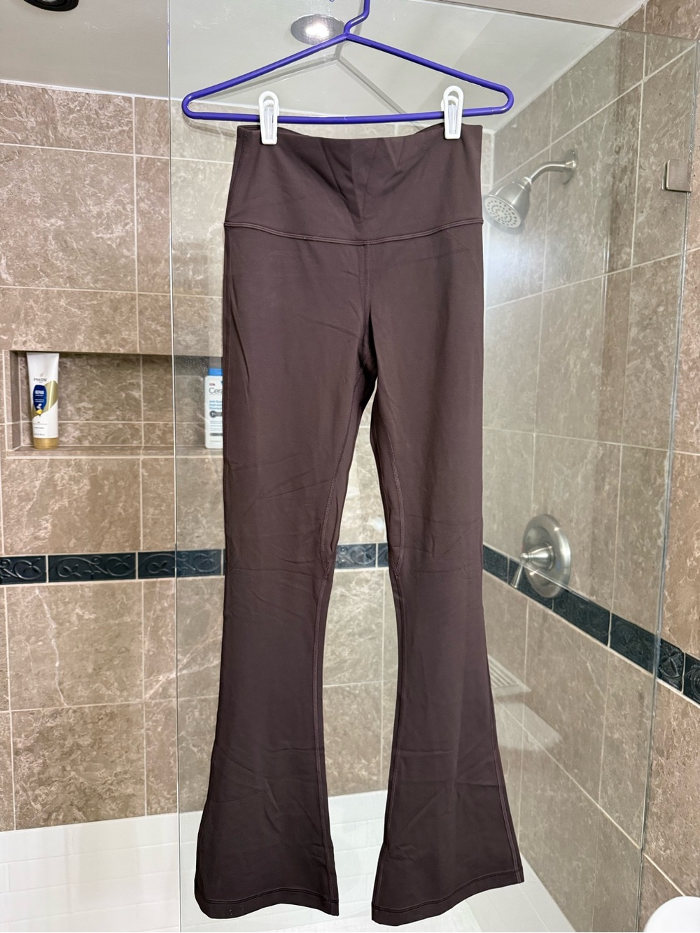 Lululemon High-Waist Flared Yoga Pant Leggings - Brown